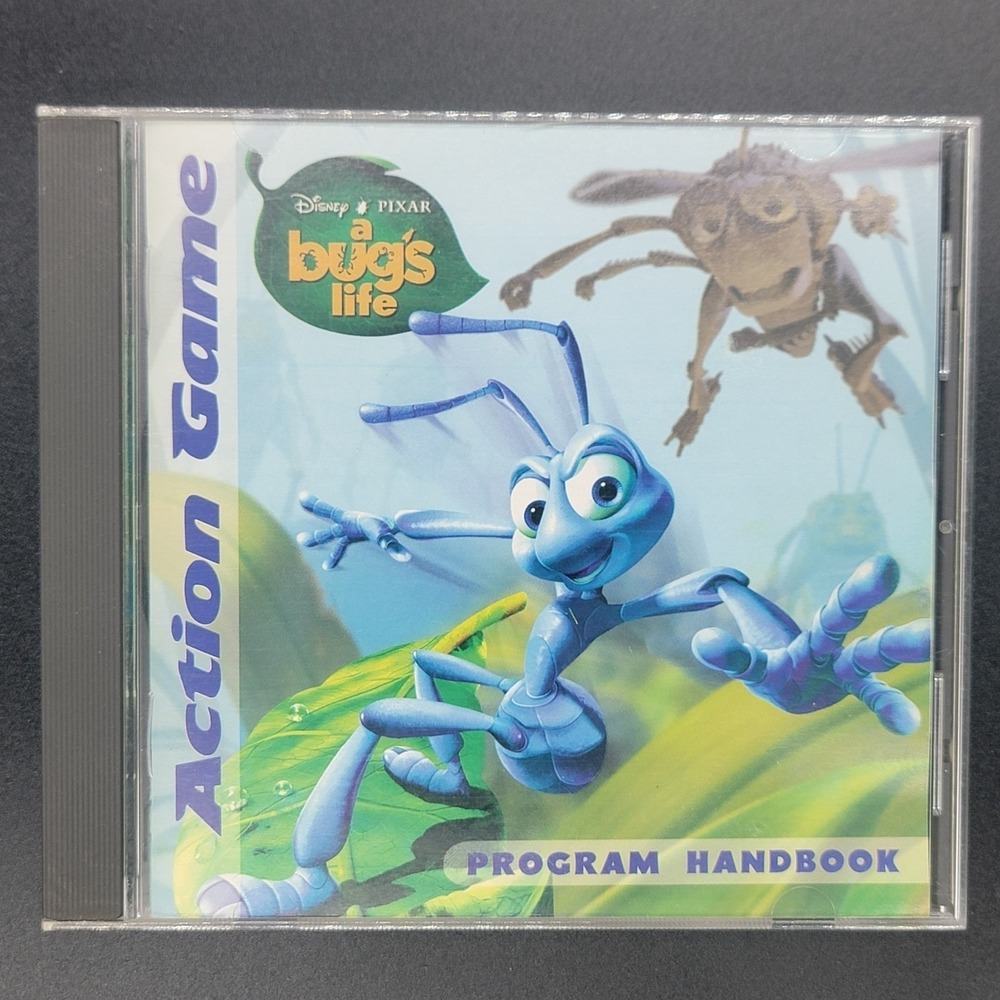 Disney A Bug's Life Active Play PC CD-ROM Windows 95 Vintage Action Game